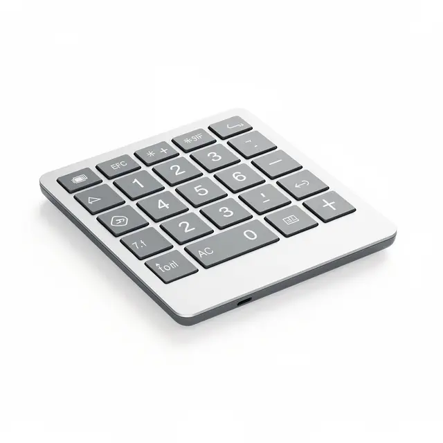Bluetooth Number Pad Slim