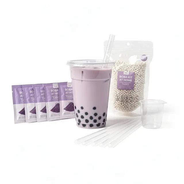 Boba Kit at Home Taro
