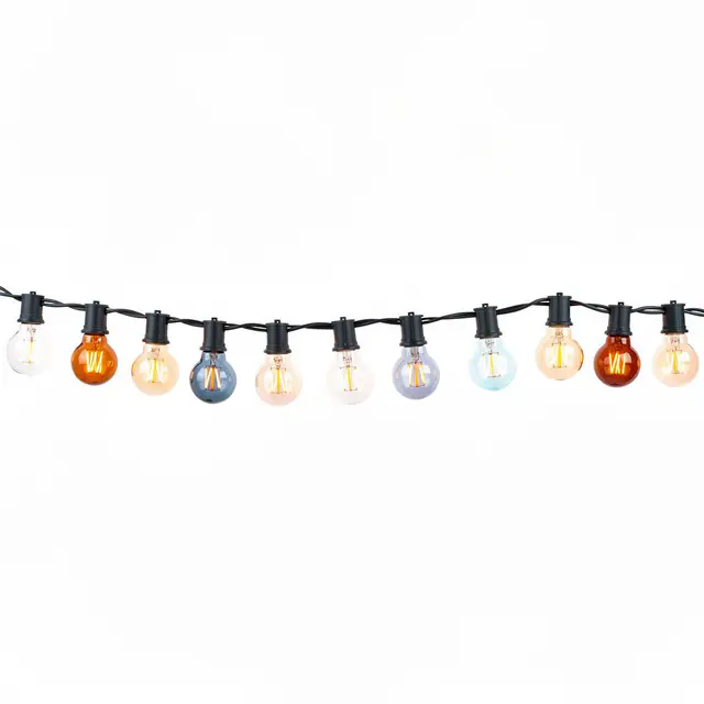 Cafe String Lights Color