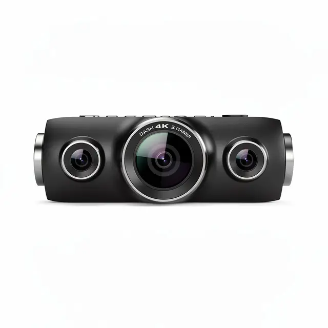 Dash Cam 4K 3-Channel