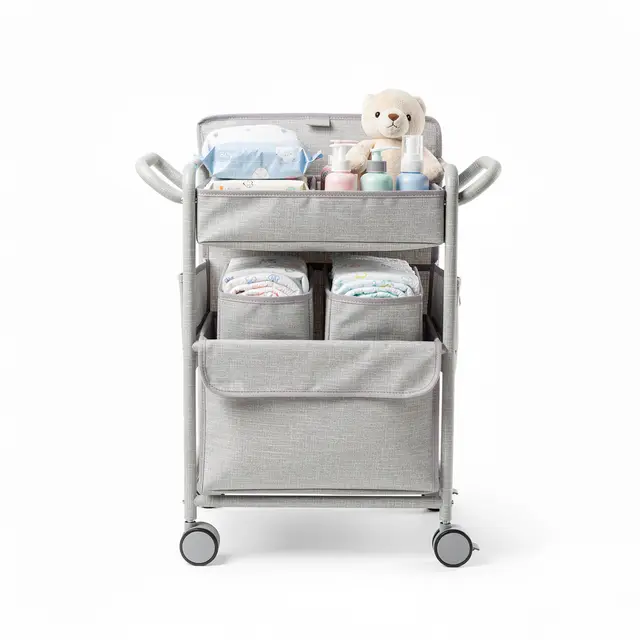 Diaper Caddy Organizer Cart
