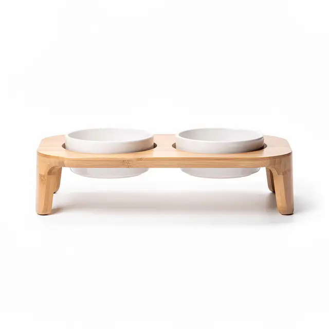 Elevated Dog Bowl Stand Ceramic