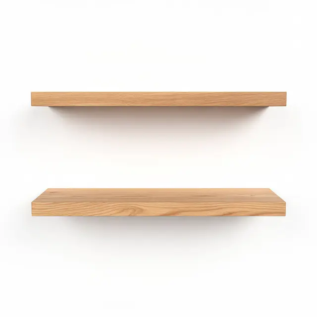 Floating Wall Shelves (3) Oak