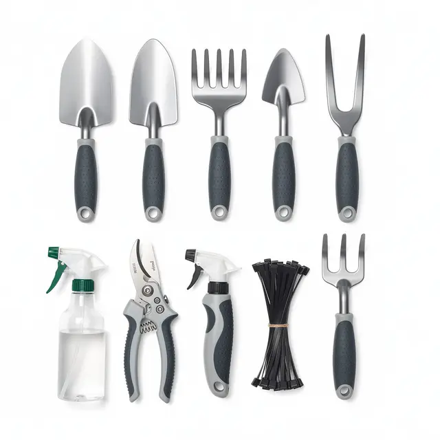 Garden Tool Set (10pc) Ergonomic