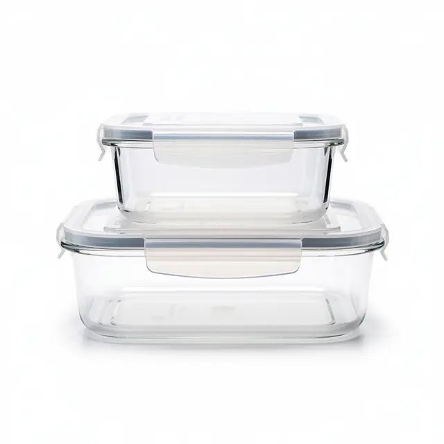 Glass Food Storage Set Vacuum