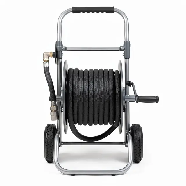 Hose Reel Retractable Cart