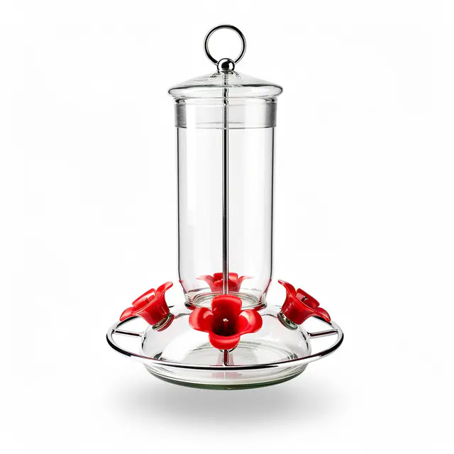 Hummingbird Feeder Set Glass