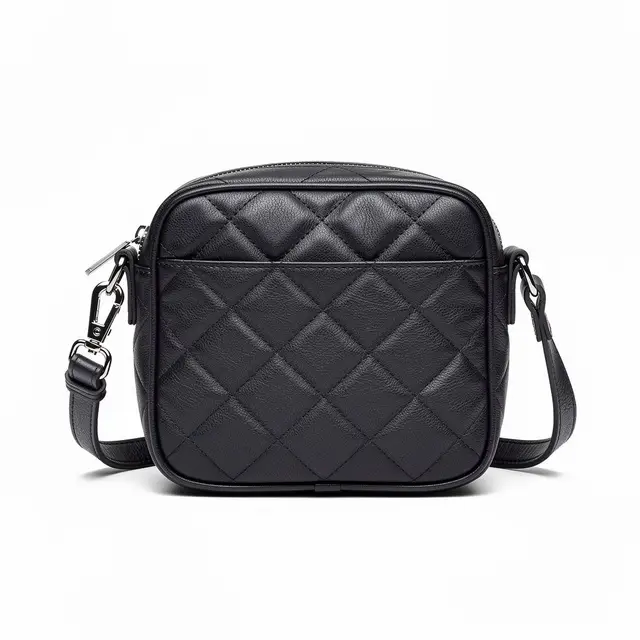 Leather Crossbody Bag Quilted