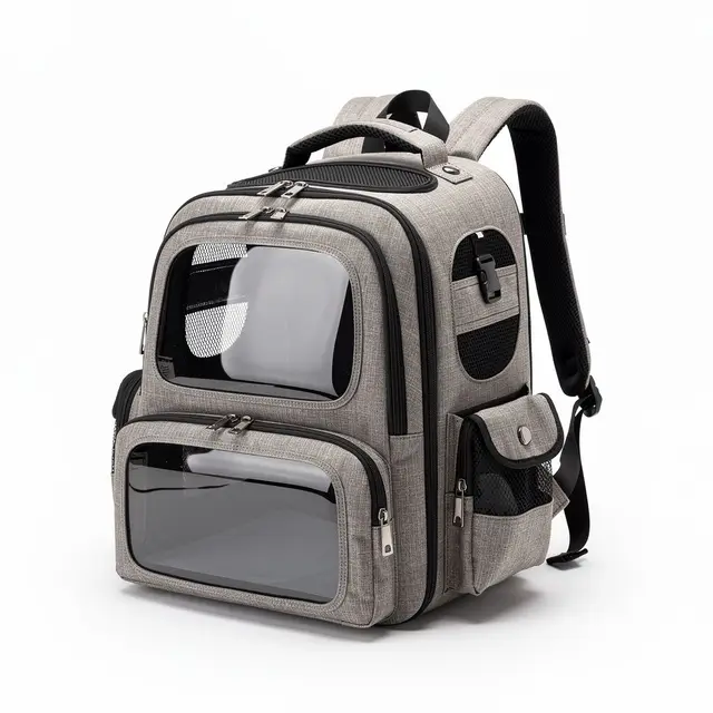 Pet Travel Carrier Backpack Expandable