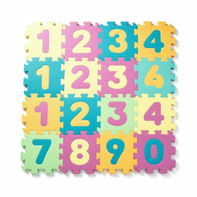 Play Mat Foam Numbers