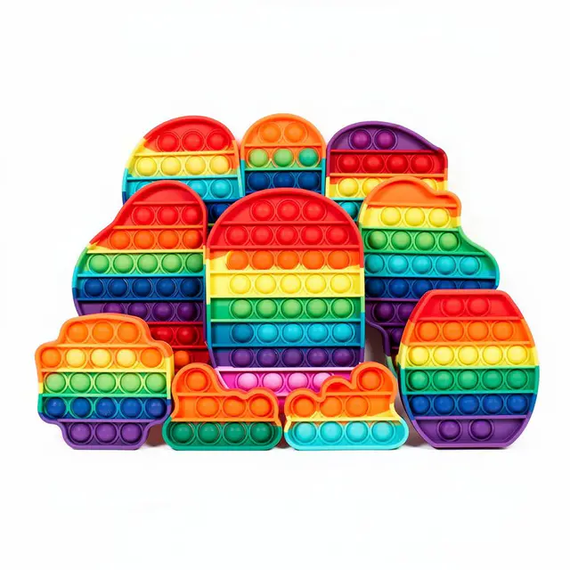 Pop-It Fidget Mega Pack Rainbow