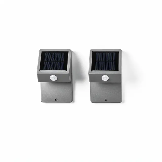 Solar Wall Sconce 2pk Motion