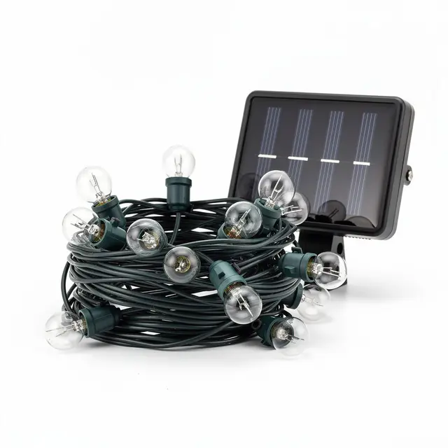 String Patio Lights Solar