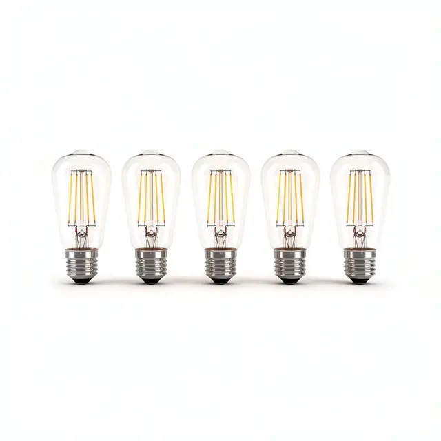 Vintage Edison Bulbs 6pk Dimmable