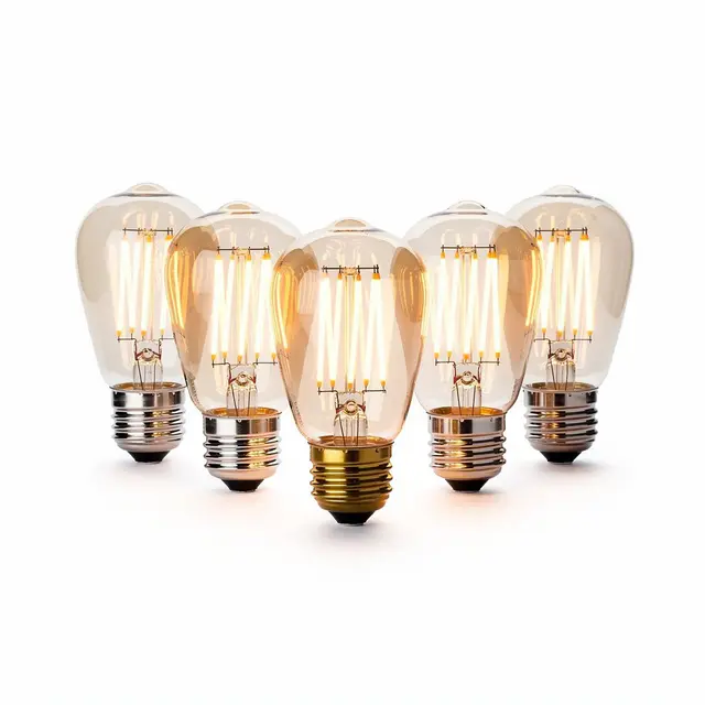 Vintage Edison Bulbs 6pk LED