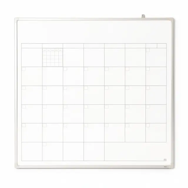 Wall Calendar Dry-Erase Monthly