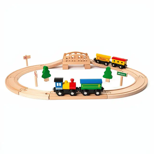 Wooden Train Set Starter
